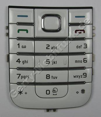 Tastenmatte Original Nokia 6233 weiss Tastatur white