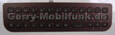 Tastenmatte garnet alu QWERTZ Nokia N97 Mini original Tastatur