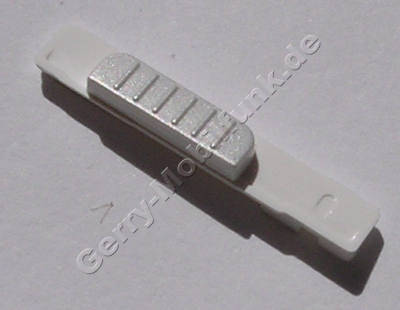 Seitentaste, Tastenmatten weiss matt Nokia 5235 original Taste der Tastensperre white matt, Schiebetaste zum entsperren des Displays