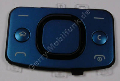 Navi Tastenmatte petrol Nokia 6700 Slide original Mentastatur plau