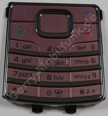 Tastenmatte pink Nokia 6500 Classic original Tastatur