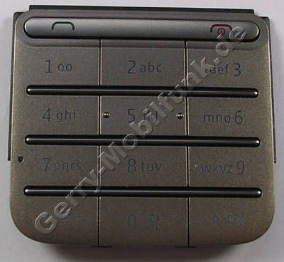 Tastenmatte gold Nokia C3-01 ( Touch and Type ) original Tastenmatte khaki gold Tastaturmatte