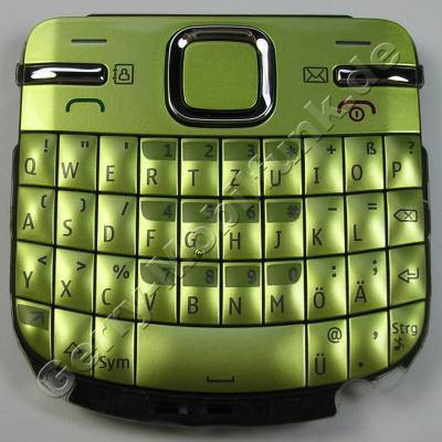 Tastenmatte grn Nokia C3-00 original Tastenmatte deutsche Tastenbelegung, green Tastaturmatte