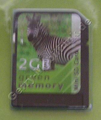 Xcute DV2 Mini Secure Digital 2GB Speicherkarte mit Adapter fr als normale SD-Karte, Mini SD
