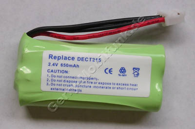 Akku fr Philips TU3353 NiMh 650mAh 2,4V