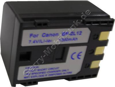 Akku CANON MV800 BP-2L13 Daten: Li-Ion 7,4V 1500mAh, dunkelgrau 30,2mm (Zubehrakku vom Markenhersteller)