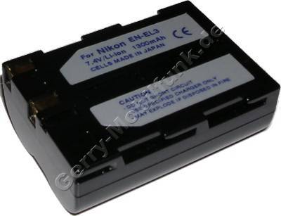 Akku NIKON EN-EL 3a Daten: LiIon 7,4V 1500mAh 20,5mm (Zubehrakku vom Markenhersteller)