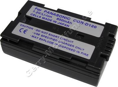 Akku PANASONIC NV-DS990 Daten: LiIon 7,2V 1100mAh 19,5mm dunkelgrau (Zubehrakku vom Markenhersteller)