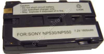 Akku SONY DSC-D770 Daten: LiIon 7,2V 2200mAh dunkelgrau 20,5mm (Zubehrakku vom Markenhersteller)