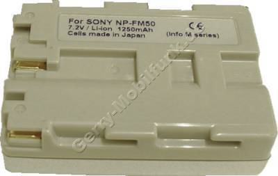 Akku SONY DCR-PC120E Daten: LiIon 7,2V 1500mAh silber 20,5mm (Zubehrakku vom Markenhersteller)