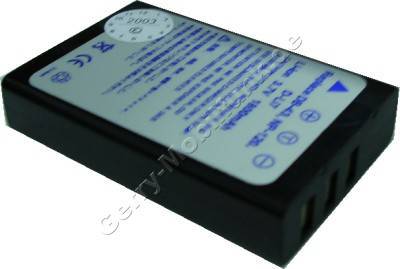 Akku PENTAX Optio 555 schwarz Daten: 1800mAh 3,7V LiIon 11mm (Zubehrakku vom Markenhersteller)