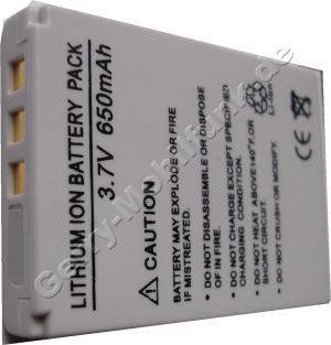 Akku BenQ DC-E43 (02491-0015-00) Daten: 650mAh 3,7V LiIon 7mm (Zubehrakku vom Markenhersteller)