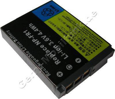 Akku SONY NP-FR1 Daten: LiIon 3,7V 1220mAh grau 8,3mm (Zubehrakku vom Markenhersteller)