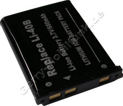 Akku OLYMPUS IR-300 schwarz Daten: LiIon 3,7V 740mAh 5,9mm (Zubehrakku vom Markenhersteller)