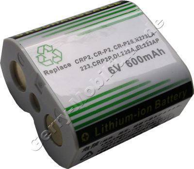 Akku K223LA LiIon 600mAh 6 Volt (ersetzt: Photo-Lithium-Batterie)