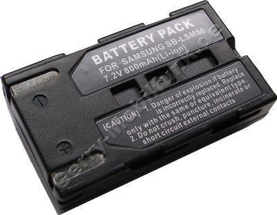 Akku SAMSUNG VP-D451 Daten: LiIon 7,4V 800mAh 16,4mm (Zubehrakku vom Markenhersteller)