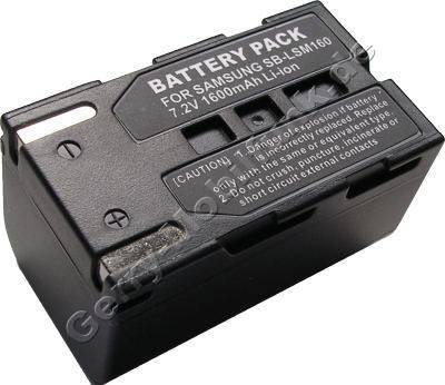 Akku SAMSUNG SB-LSM160 Daten: LiIon 7,4V 2000mAh 14,8Wh 30,5mm dunkelgrau (Zubehrakku vom Markenhersteller)