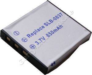 Akku SAMSUNG SLB-0837 Digimax NV50 Daten: LiIon 3,7V 850mAh 5,4mm (Zubehrakku vom Markenhersteller)