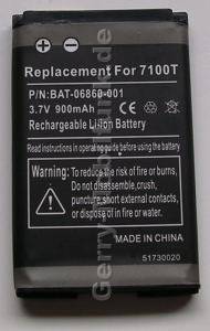 Akku fr RIM Blackberry 7100AT (baugleich mit BAT-06860-001, ACC-07494-001,C-S1, 5061, 5068) LiIon 3,7V 900mAh 5,6mm dick ca.21g (Akku vom Markenhersteller, nicht original)