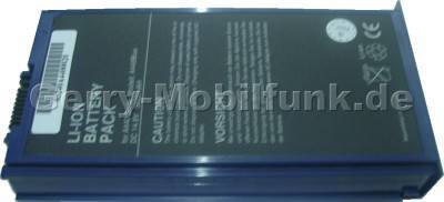 Notebook Akku GERICOM Supersonic 1000, Li-ion, 14,8 Volt, 3600mAh, blau (154,0 x 81,7 x 19,5 mm ca. 379g) Akku vom Markenhersteller