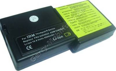 Notebook Akku fr IBM ThinkPad R30, R31, Li-ion, 10,8 Volt, 4000mAh, schwarz (153,0 x 76,4 x 20,5mm ca.306g) Akku vom Markenhersteller(Ersetzt: 02K6821 02K6822 02K6824 02K6829 02K6830 02K6832)