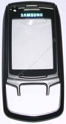 Oberschale Schieber Samsung Z400 Cover mit Displayscheibe schwarz