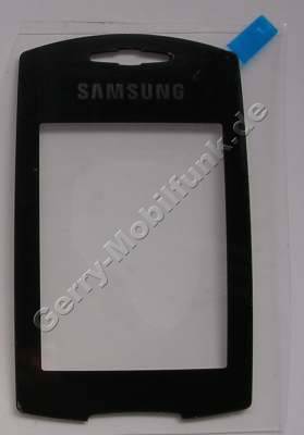 Groe Displayscheibe schwarz Samsung SGH-Z560 original Scheibe vom Display