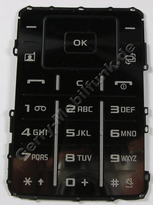 Tastenmatte silber Samsung SGH-G400 Soul Tastaturmatte