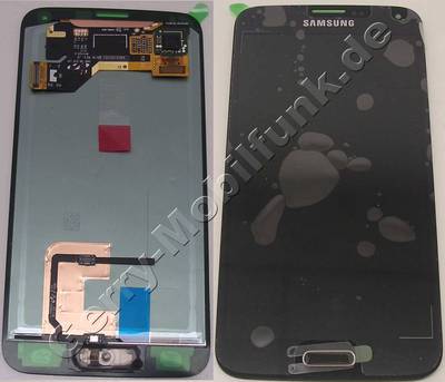 Ersatzdisplay - Display - Displaymodul schwarz Samsung G900F Galaxy S5 LCD Display, Touchpanel, Digitizer, Displayscheibe, Ersatzdisplay, Farbdisplay