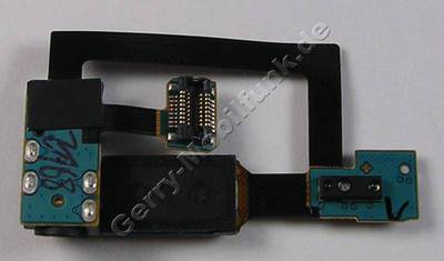 Lautsprecher mit Flexkabel Samsung i9000 Galaxy-S Sensor mit Flex und Ohrlautsprecher für normales telefonieren, incl. Headsetbuchse, Konnektor PHF
