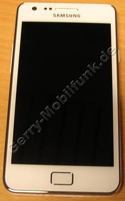 Ersatzdisplay - Display - Displaymodul + Touchscreen weiss Samsung i9100 Galaxy S2 Gorilla Displayscheibe, Bedienfeld LCD-Modul Fullset white