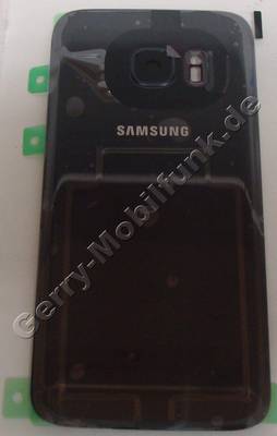 Akkufachdeckel schwarz Samsung SM-G930F Galaxy S7 - Battery Cover black