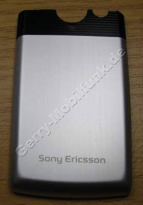 Akkufachdeckel SonyEricsson T610 silber aluminium