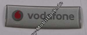 Logolabel Vodafone SonyEricsson P990i original Logobatch der Tastaturklappe