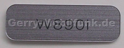 Logolabel silber SonyEricsson W890i original branding Label