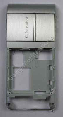 Unterschale silber SonyEricsson C905 original Gehuserahmen, Gehusetrger, Back cover incl. Kamerabdeckung mit Mechanik, Kameraschieber