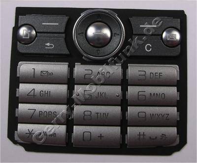 Tastenmatte grau SonyEricsson G700i Tastaturmatte latin mineral grey