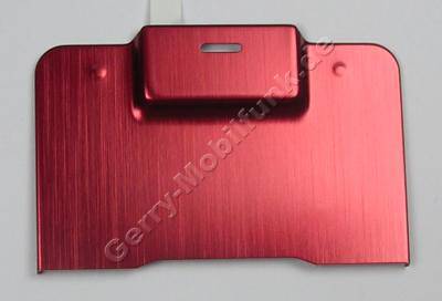 Dekoplate rot fr Gerteversion ruby black SonyEricsson W595i hintere Abdeckung vom Schieber in red, farbige Metallplatte fr das schwarze ( ruby black ) Gert