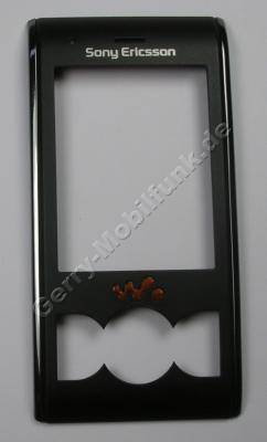 Oberschale vom Display schwarz SonyEricsson W595i A-Cover lava black