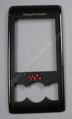 Oberschale vom Display schwarz SonyEricsson W595i A-Cover ruby black