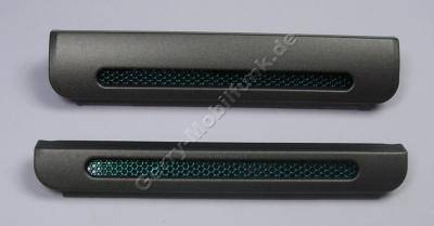 Blenden grau SonyEricsson W595i Top-Cover + Bottom-Cover Cap grey, Zierblenden oben und unten