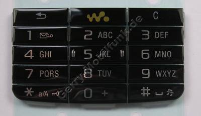 Tastenmatte schwarz SonyEricsson W960i Tastatur black