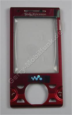 Oberschale rot SonyEricsson W995i original Front Cover mit Displayscheibe red