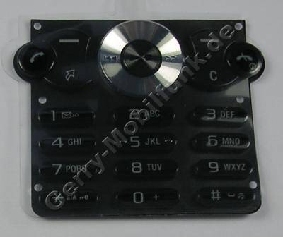 Tastenmatte schwarz SonyEricsson W302i Telefontastatur latin black