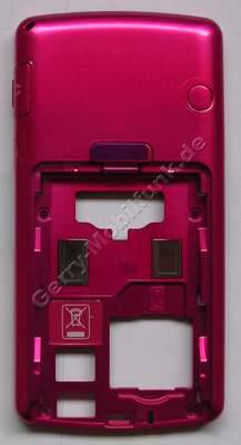 Unterschale Tastatur pink LG KG800 Chocolate, Gehuserahmen zur Aufnahme des Akku