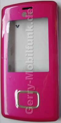 Oberschale pink LG KG800 Chocolate, Cover incl. Displayscheibe, Displayglas