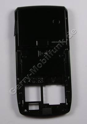 Unterschale schwarz LG KE500 original Back-Cover mit Seitentasten, Lautstärketaste, Kamerataste, Abdeckung Headsetanschluß, Akkuverschluß, black