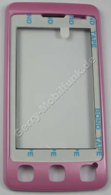 Oberschale pink LG KP500 Cover ohne Scheibe