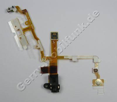 Headset Konnektor Apple iPhone 3G Flexkabel mit Seitenschalter und Headsetbuchse