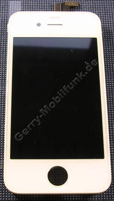 Ersatzdisplay - Display - Touchpanel + Ersatzdisplay weiss Apple iPhone 4 Displaymodul, LCD mit Bedienfeld, Displayscheibe